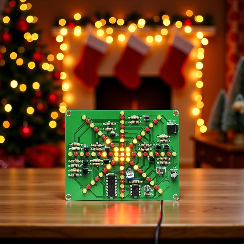 Gikfun Electronic LED Flashing Lights Soldering Practice Board PCB DIY Kit EK1874 - Image 2